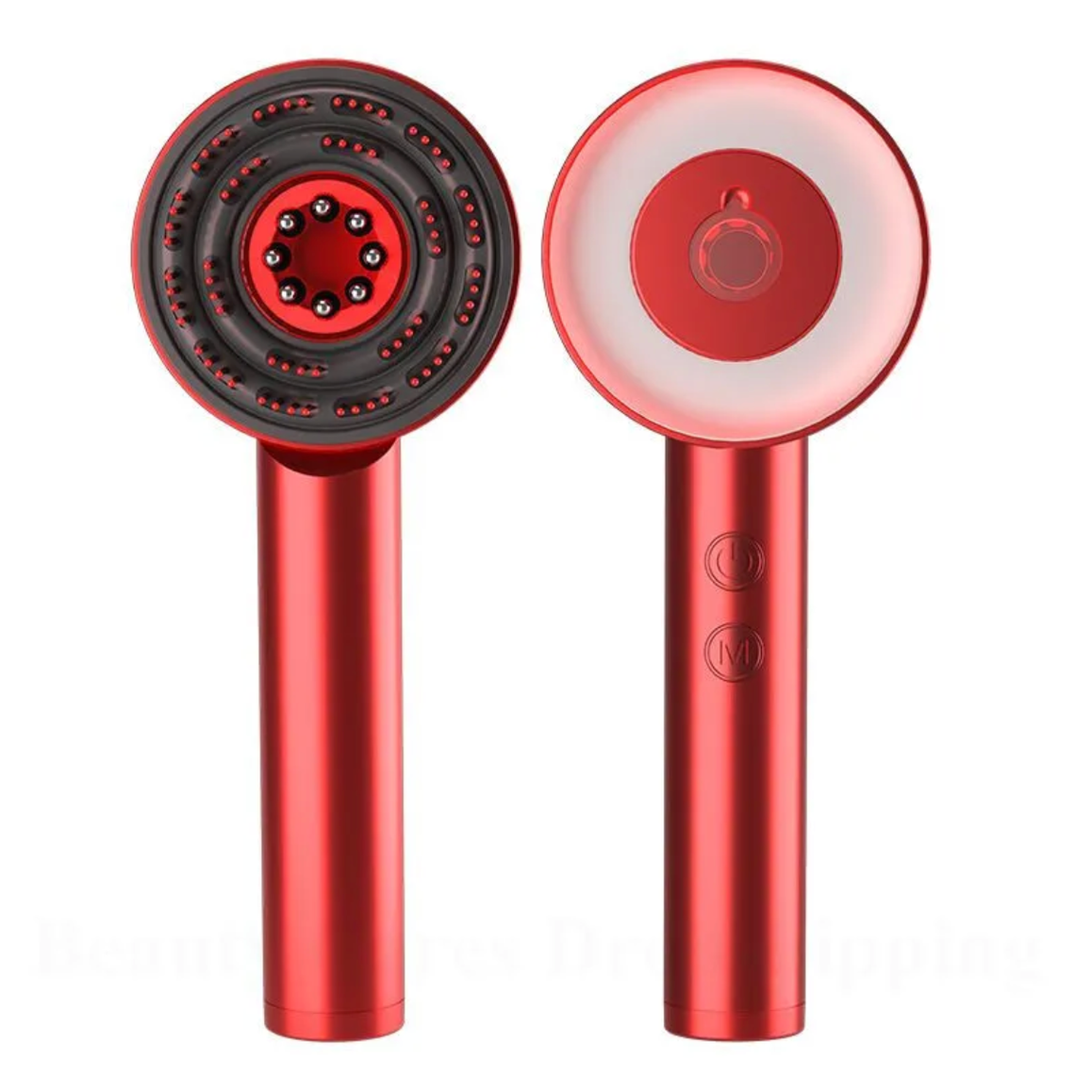3-in-1 Scalp Massager Brush - Infrared LED, Vibration, and Oil Applicator Lumilux