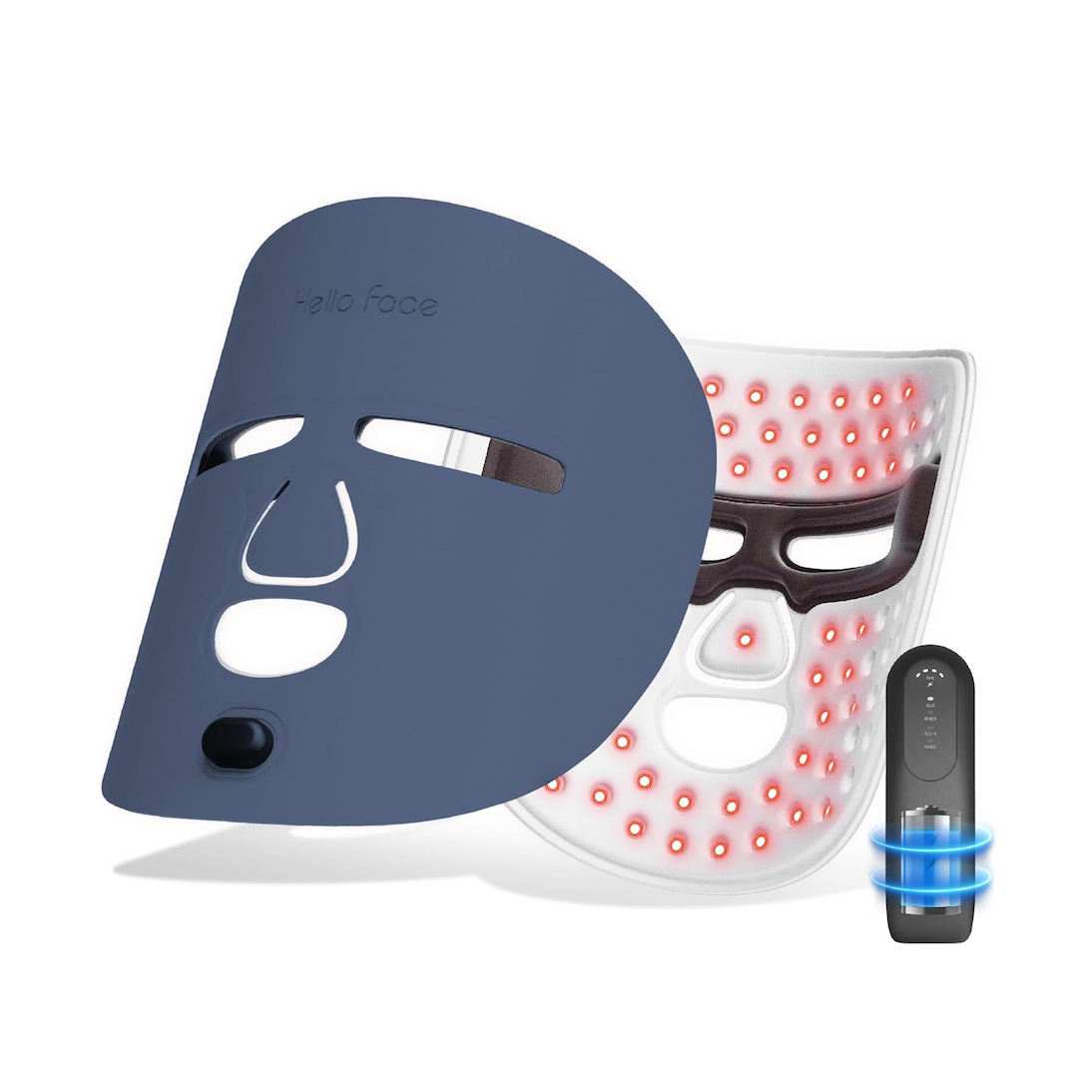 Wireless LED Therapy Mask - PDT, Infrared, and Red Light Device with Remote Lumilux
