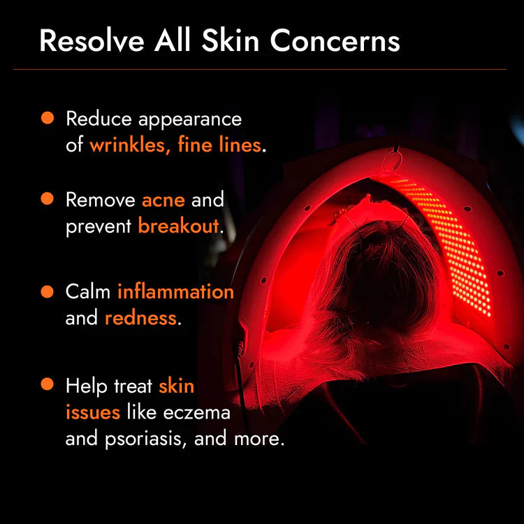 Infrared 7-Color LED Facial & Spa Device with Calcium-H Light-LUMILUX