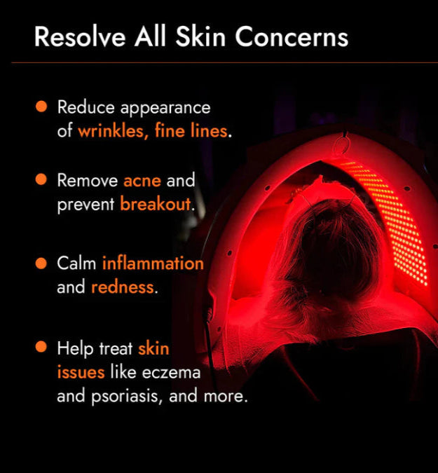 Infrared 7-Color LED Facial & Spa Device with Calcium-H Light-LUMILUX