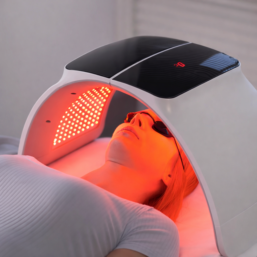 Lumilux™ 7-Color Infrared LED Therapy Mask with Calcium-H