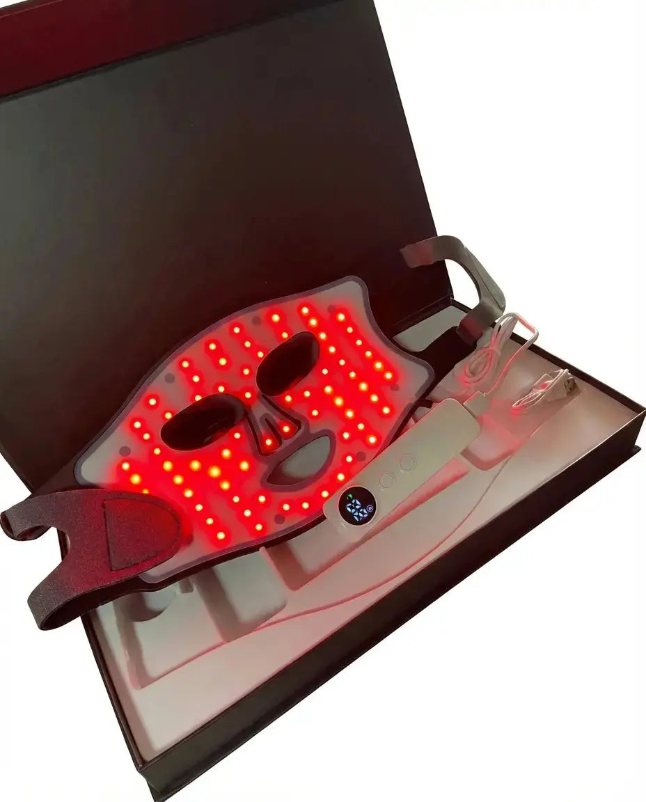 Silicone PDT LED Facial Mask with Infrared Remote: The Future of Professional At-Home Skincare Lumiluxlimited