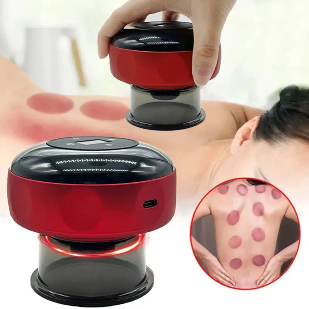 DermaVibe 12-Speed Suction Cupping Massager for Body Relaxation
