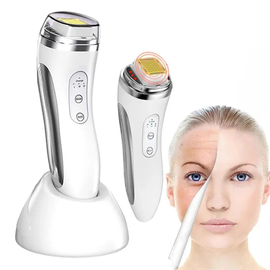 GlowLuxe Microcurrent RF Beauty Tool for Anti-Aging Home Skincare