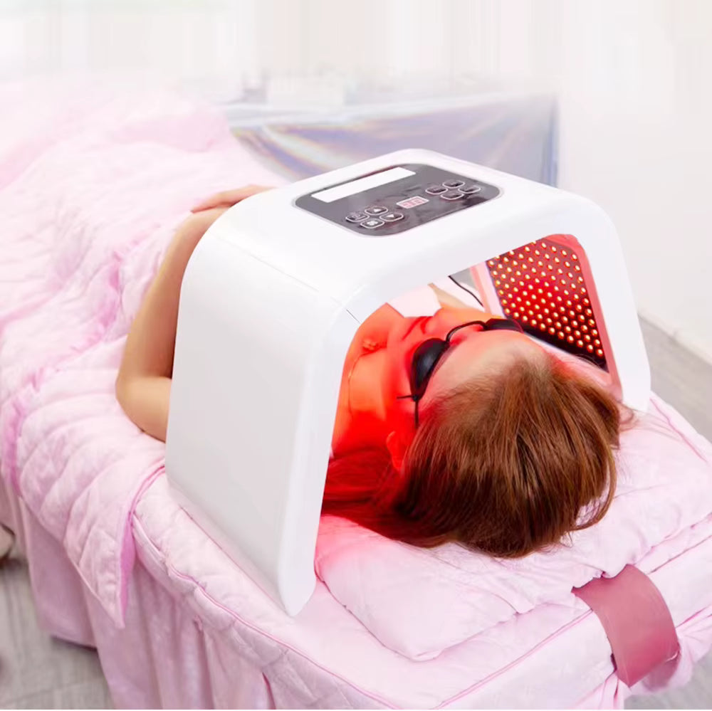LUMILUX™ 7-Color Spectrum LED Light Therapy Arch + Spray Mist — Where Tech Meets Celebrity Skincare