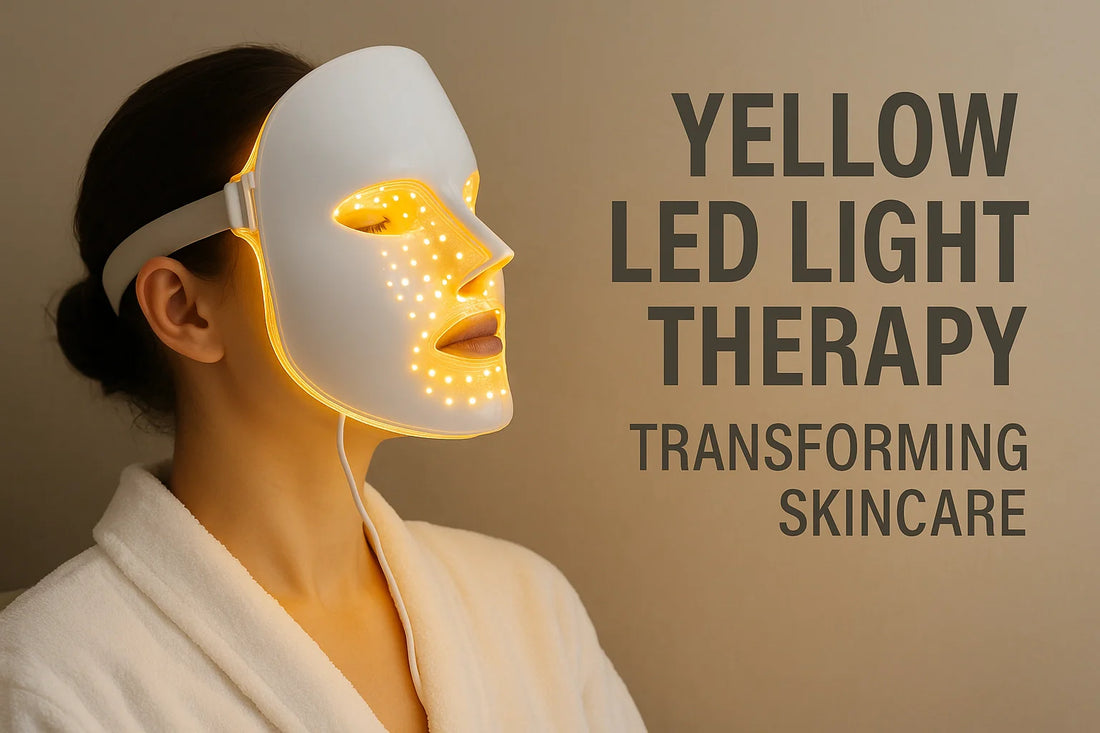 Professional header image for industry analysis: Yellow LED Light Therapy: Transforming Skincare