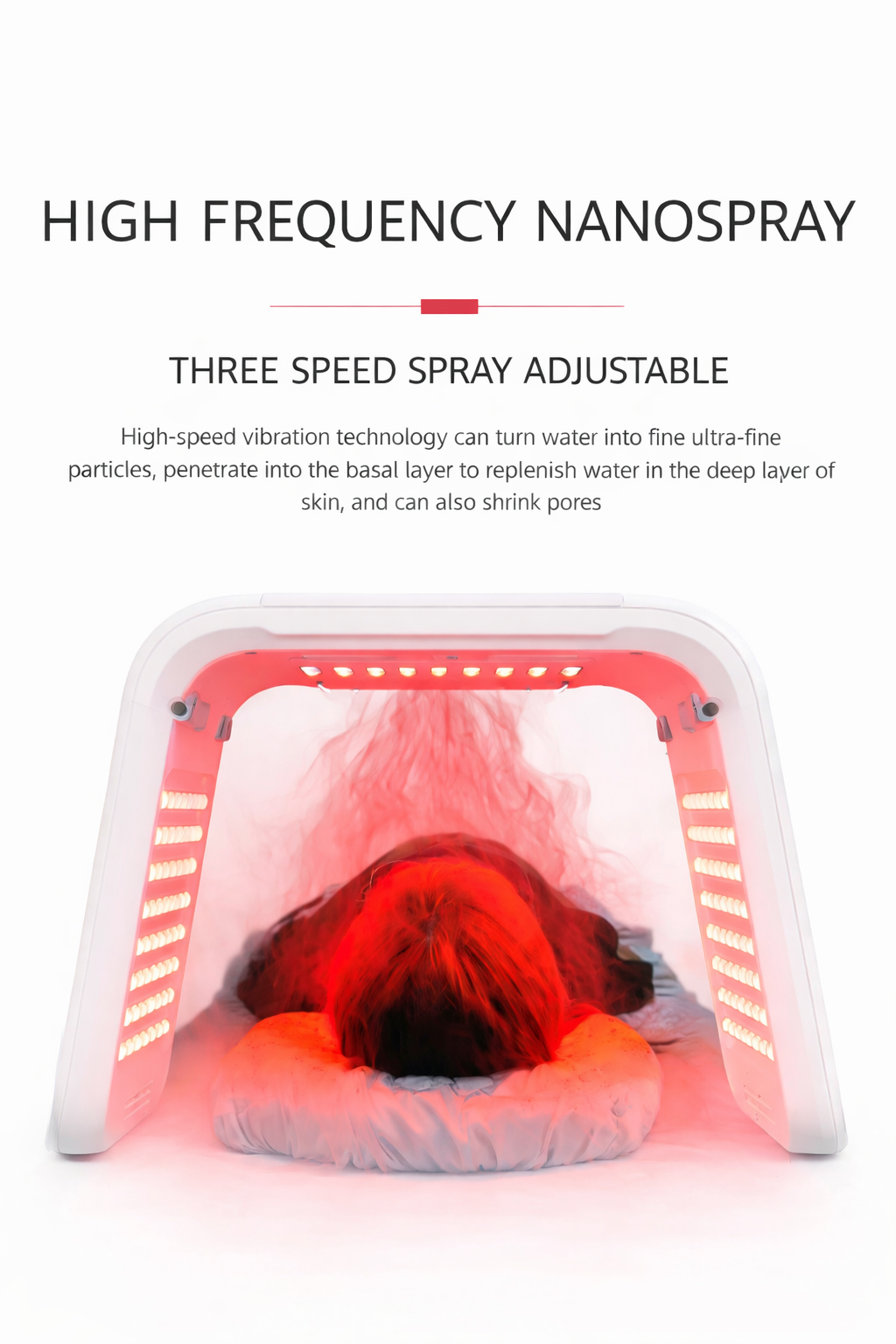 LumiSpa® 7 Color PDT LED Therapy Skin Care Arch - Infrared Light and Mist Function