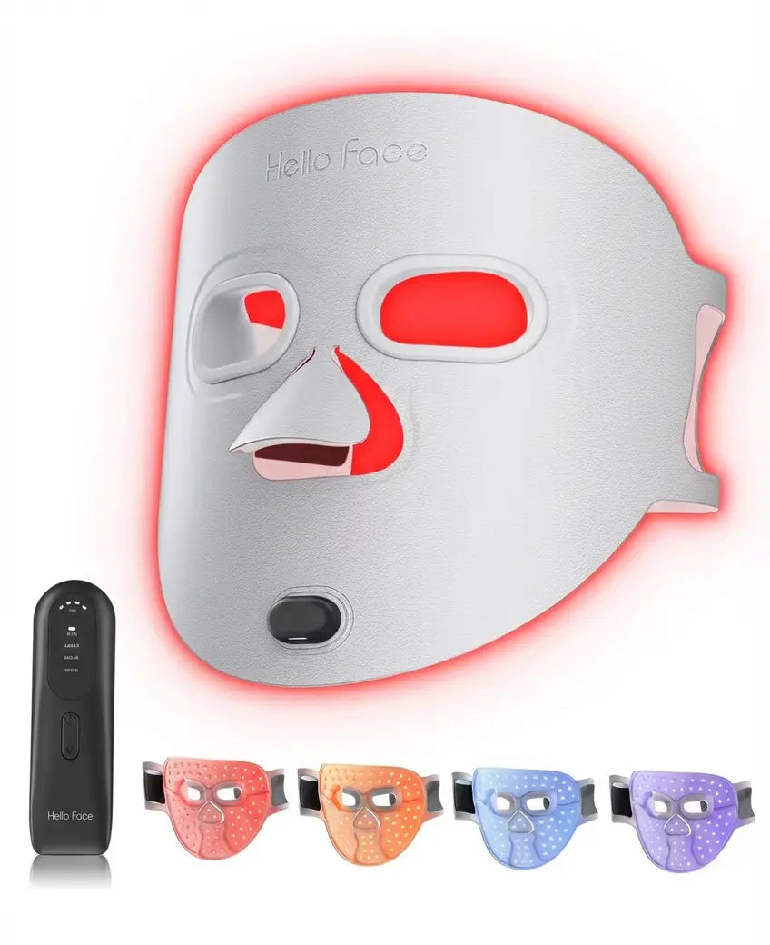 UltraLight® Wireless LED Therapy Mask – PDT, Red & Infrared Light with Remote Lumilux