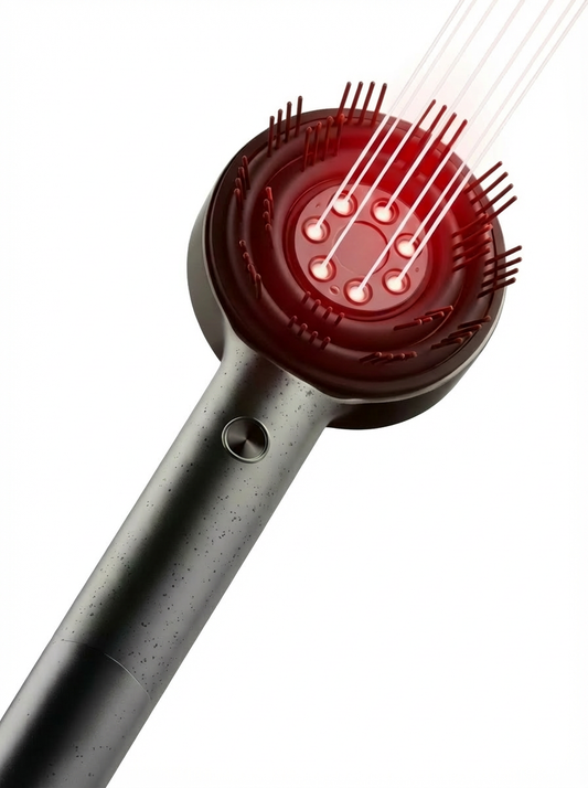 LumiScalp® Pro 3-in-1 Infrared LED Hair Growth Scalp Massager Brush with Oil Therapy