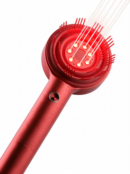 LumiScalp® Pro 3-in-1 Infrared LED Hair Growth Scalp Massager Brush with Oil Therapy