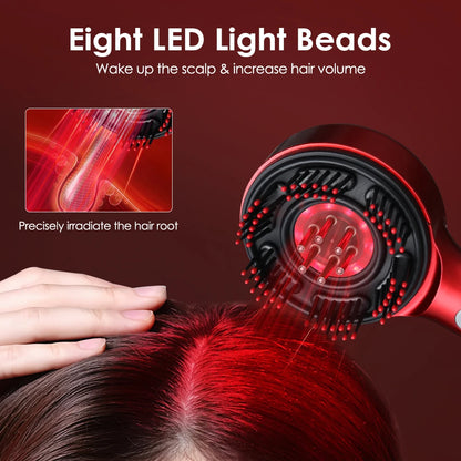 LumiScalp® Pro 3-in-1 Infrared LED Hair Growth Scalp Massager Brush with Oil Therapy