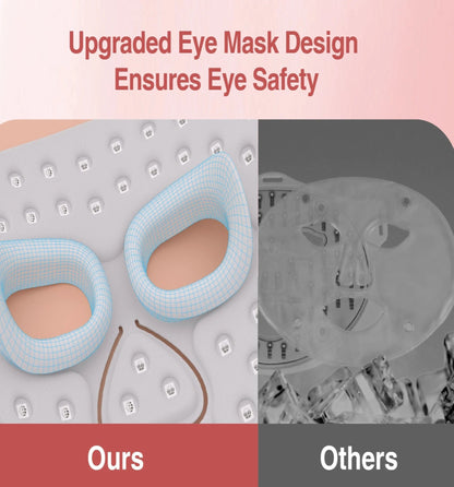 Wireless PDT LED Infrared Therapy Mask with Remote