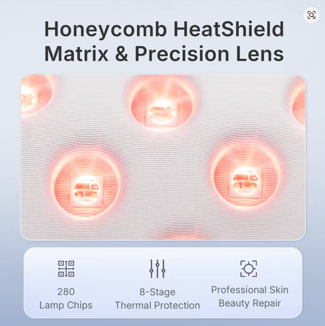 Wireless PDT LED Infrared Therapy Mask with Remote