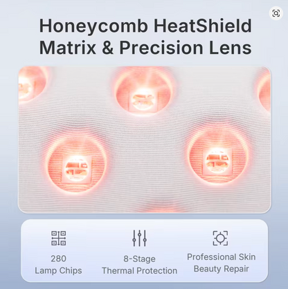 Wireless PDT LED Infrared Therapy Mask with Remote