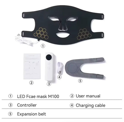 InfraLux® Pro PDT LED Facial Mask Red Light Therapy for Anti-Aging & Acne Care Lumilux