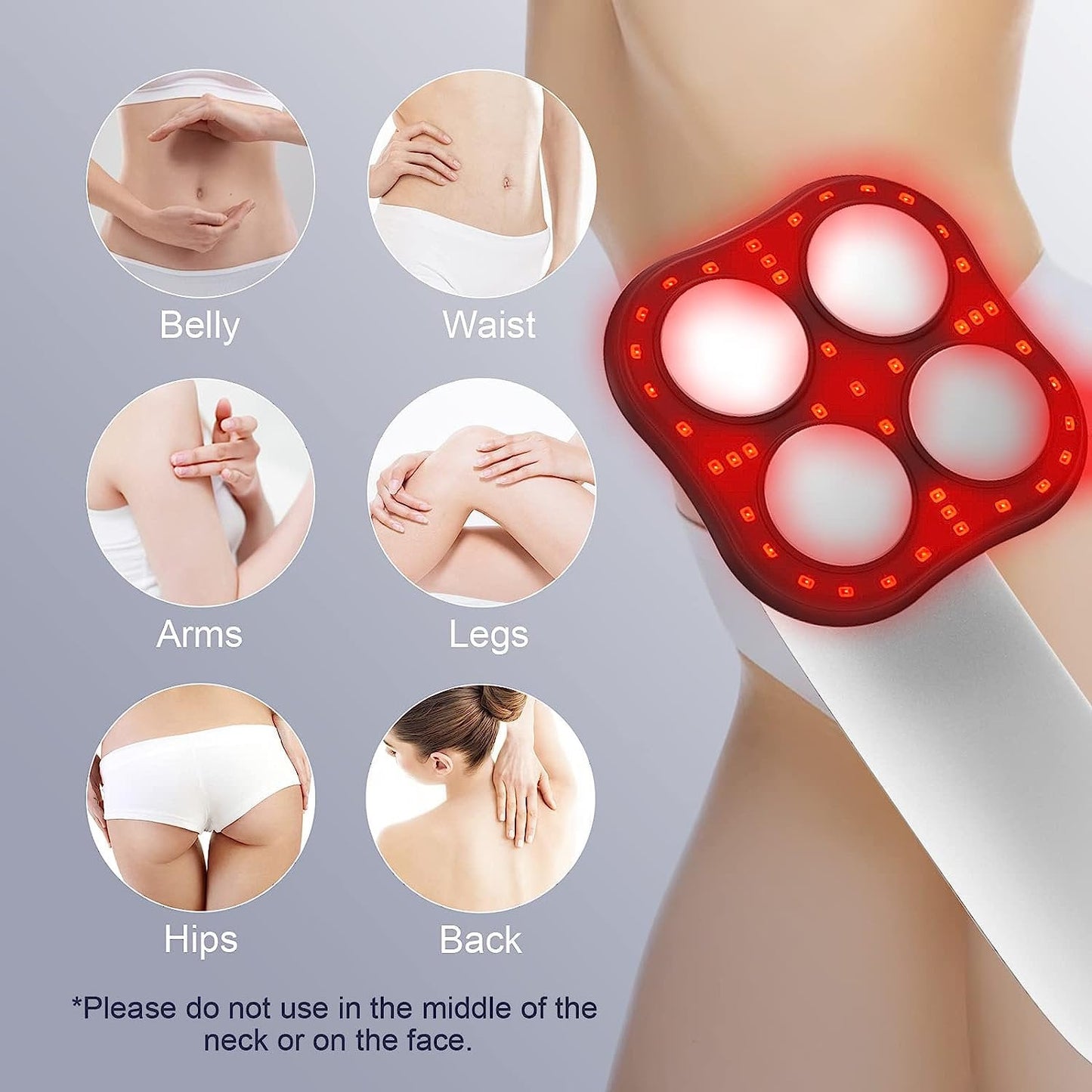 UltraSculpt® Body Toner 4-in-1 Infrared & LED Anti-Cellulite Wand