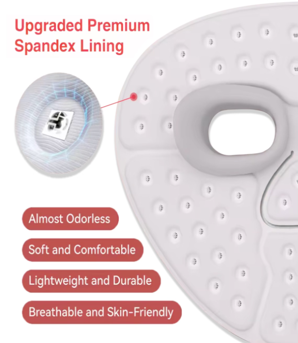 Wireless PDT LED Infrared Therapy Mask with Remote